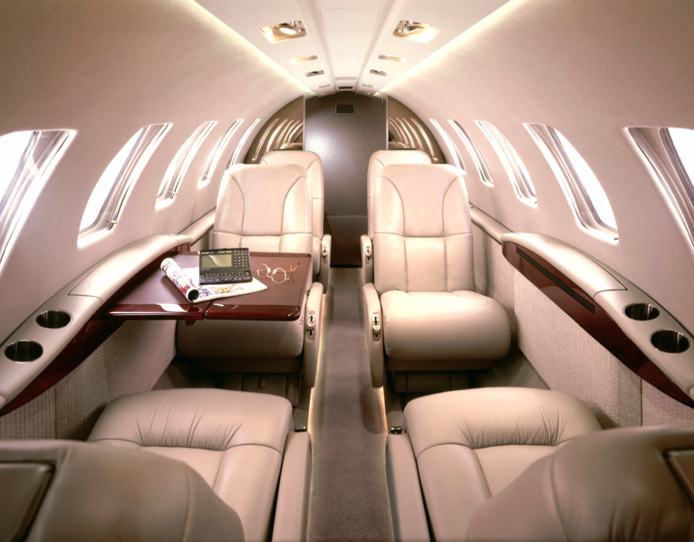 Cessna Citation Jet interior