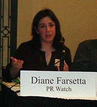 Diane Farsetta at True Spin Conference