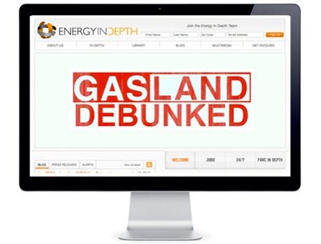 Energy In Depth "debunking" Gasland (Image from EID website)