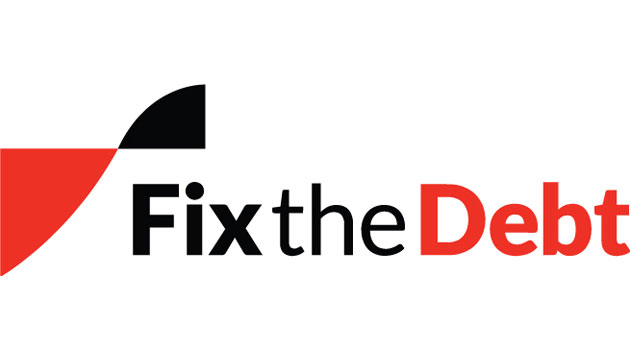 Fix the Debt logo
