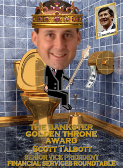Scott Talbott, recipient of Golden Throne Award