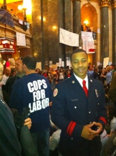Mahlon Mitchell, President of the Professional Fire Fighters of Wisconsin