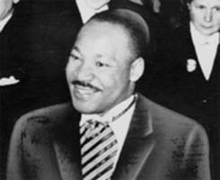 Martin Luther King Jr. receives Nobel Peace Prize in 1964