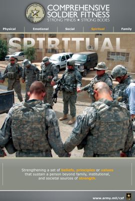praying soldiers
