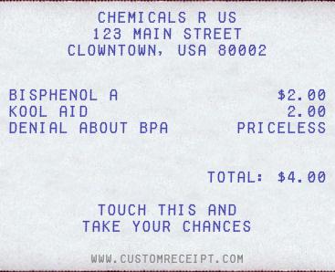 Chemicals R Us receipt