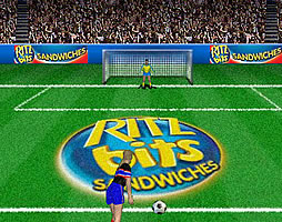 Ritz Bits soccer screen shot