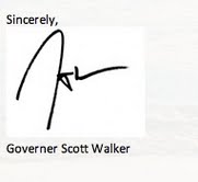 Governer (misspelled) Scott Walker