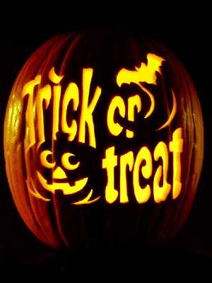 Trick or treat pumpkin