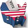 Image of America as a ballot box