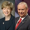 Rep. Tammy Baldwin and Tommy Thompson