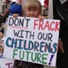 Don't Frack with Children's Future protest sign