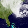 Image of hurricane Sandy from space