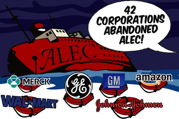 42 Corporations Abandoned ALEC!