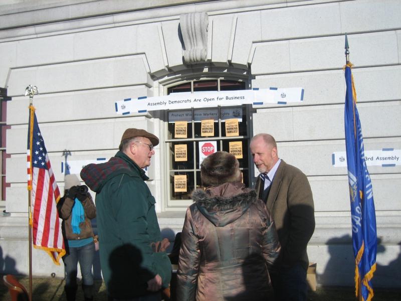 Assembly Democrats are Open for Business on the Capitol lawn