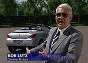GM's Bob Lutz, in one of the company's VNRs