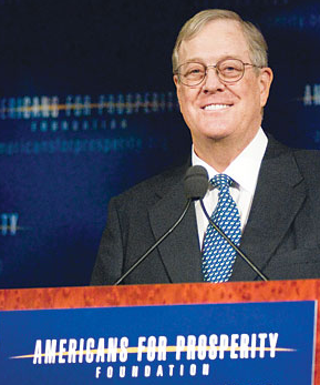 David Koch's Americans for Prosperity