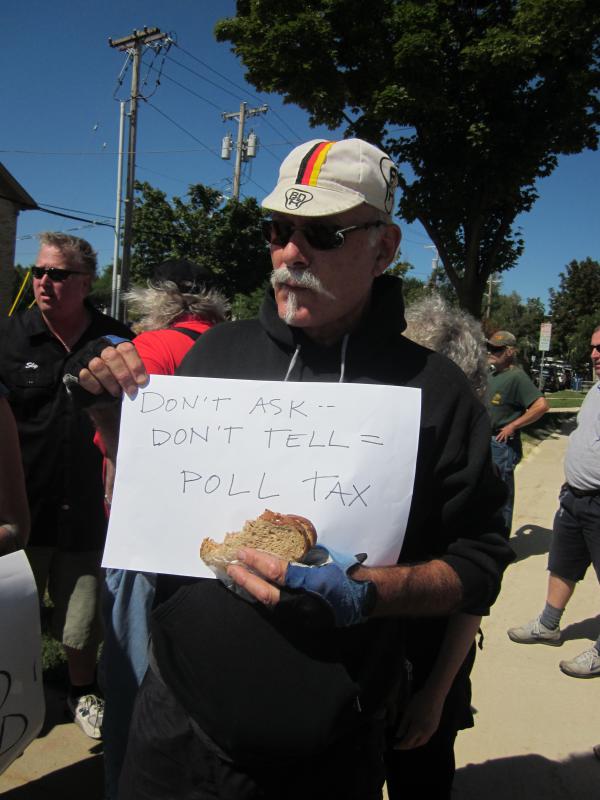 Don't Ask -- Don't Tell = Poll Tax
