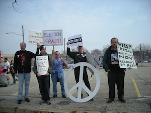 Election fraud protest