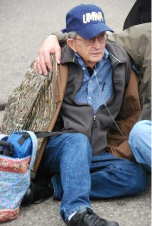 Peabody retiree at sit-in against Peabody