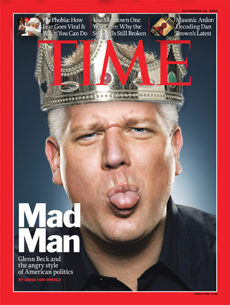 Glenn Beck, cover of Time Magazine, September 2009