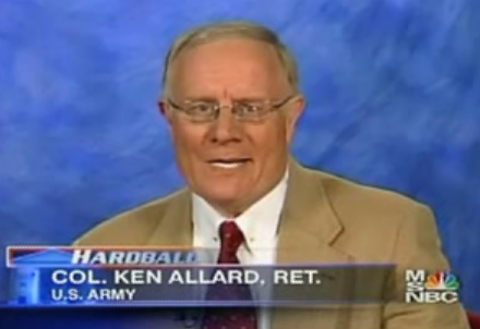 Pentagon pundit Ken Allard