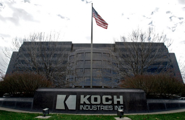 Koch Inc., headquartered in Wichita, Kan., spends tens of millions of dollars to lobby Congress and federal agencies on issues ranging from oil and gas to the estate tax. Courtesy of Larry W. Smith/Associated Press.