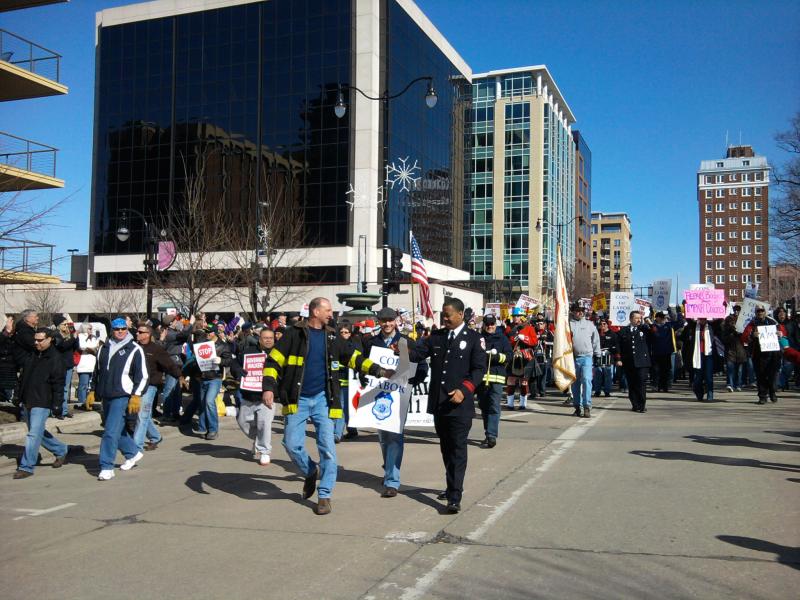 March around Capitol Square