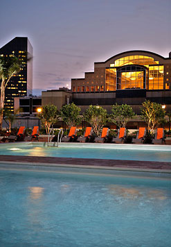 Poolside at the New Orleans Marriott