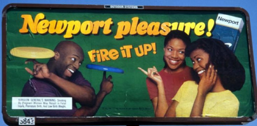 Newport menthol billboard, circa 1998.