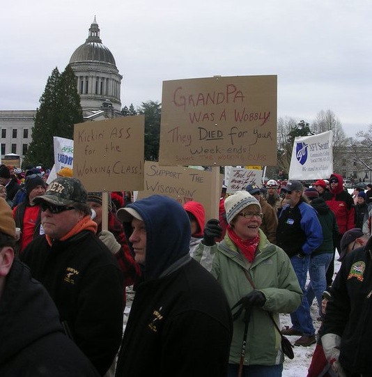 Rally in Olympia, Washington (Photo courtesy David Price)