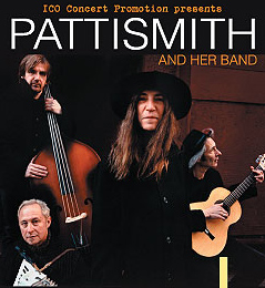 Patti Smith and her band