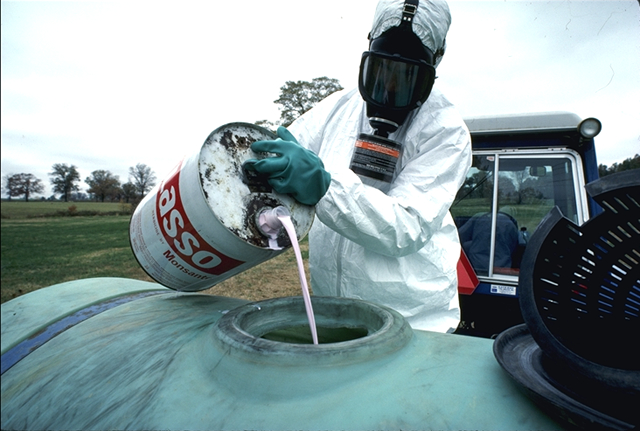 Mixing Lasso, a Monsanto herbicide