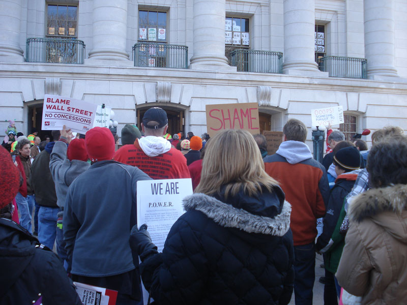 P.O.W.E.R. Walkers at Wisconsin State Capitol on Sunday