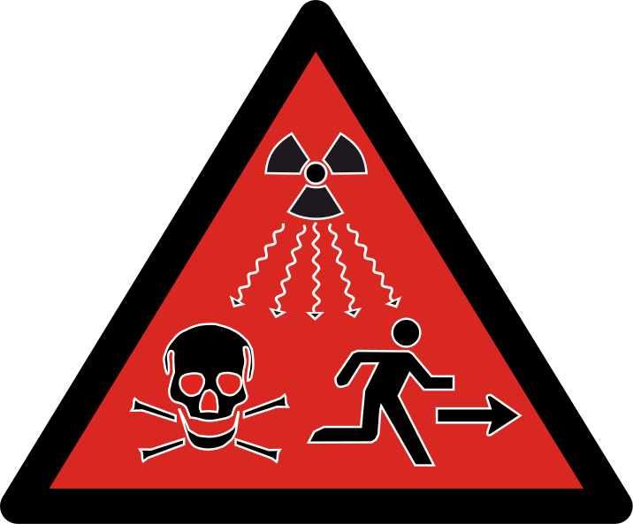 radiation warning symbol