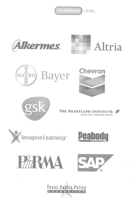 ALEC's corporate sponsors