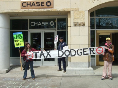 tax dodger banner