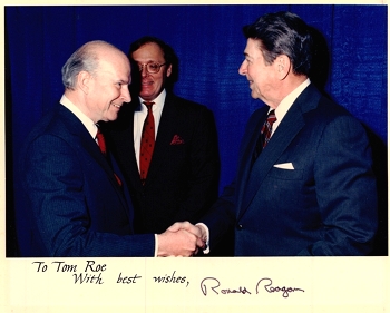 Thomas Roe and Ronald Reagan