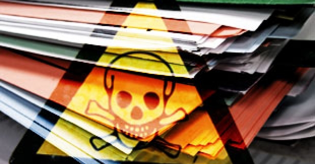 Toxic paperwork