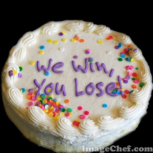 win-lose cake