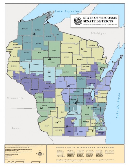 Wisconsin Senate Districts