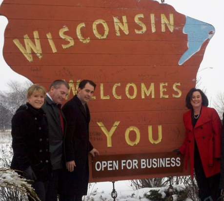 Walker Open for Business Sign