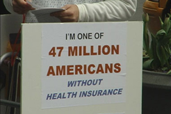 I'm one of 47 million Americans without health insurance