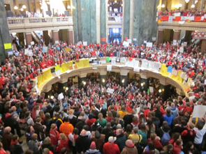 Wisconsin State Capitol Protest March 12, 2011