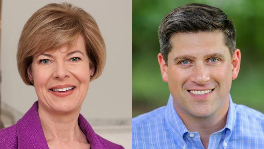 Tammy Baldwin and Kevin Nicholson