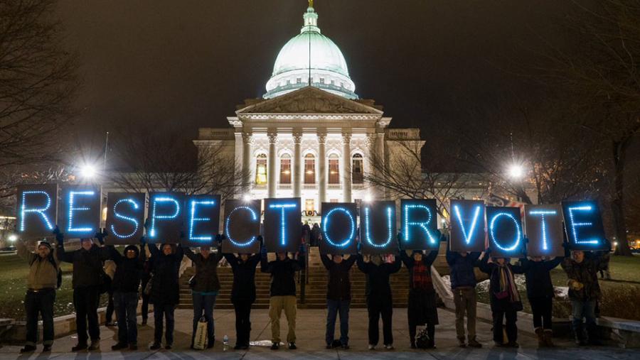 Respect Our Vote - Light Brigade