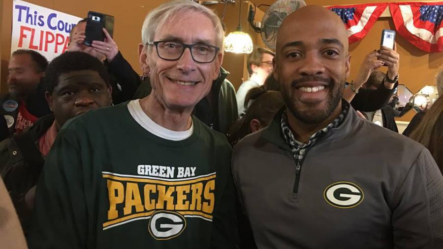 Tony Evers and Mandela Barnes